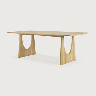 Geometric dining table