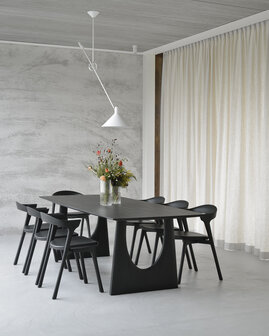 Geometric dining table