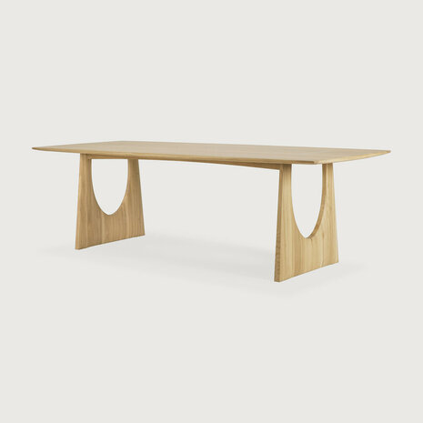 Geometric dining table