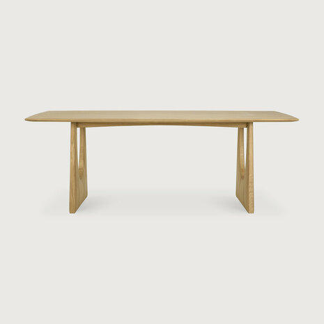 Geometric dining table