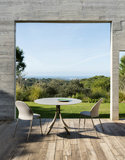 Falcata Round Dining Table outdoor_